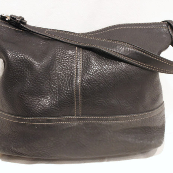 Coach Handbags - Black Leather Coach Handbag